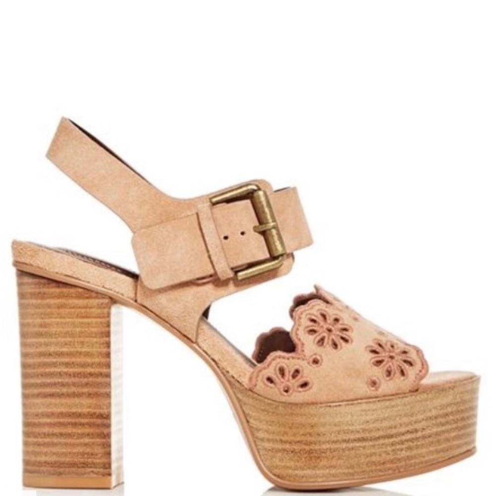 NWOT See by Chloé Krysty Block Heel Platform